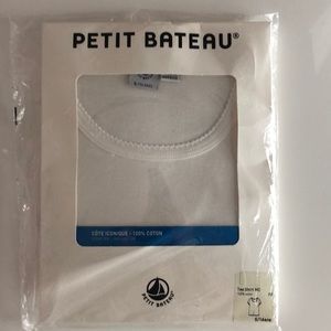 New Petit Bateau White Tee Size Small 16 Yrs